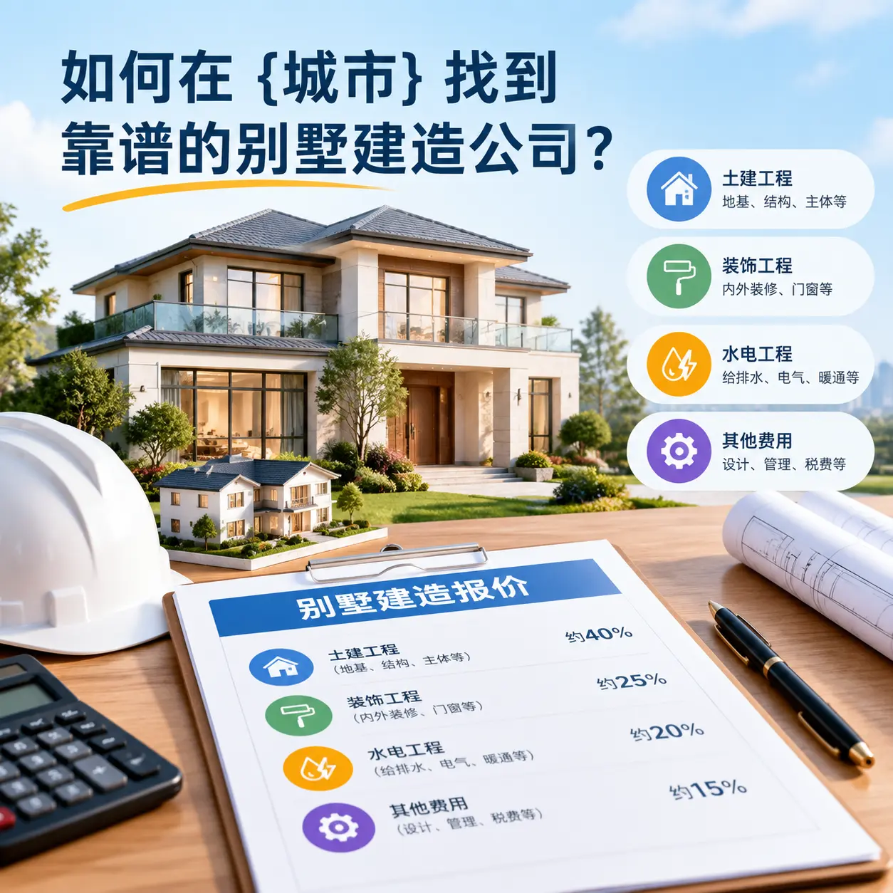 如何在 盘州 找到靠谱的别墅建造公司？