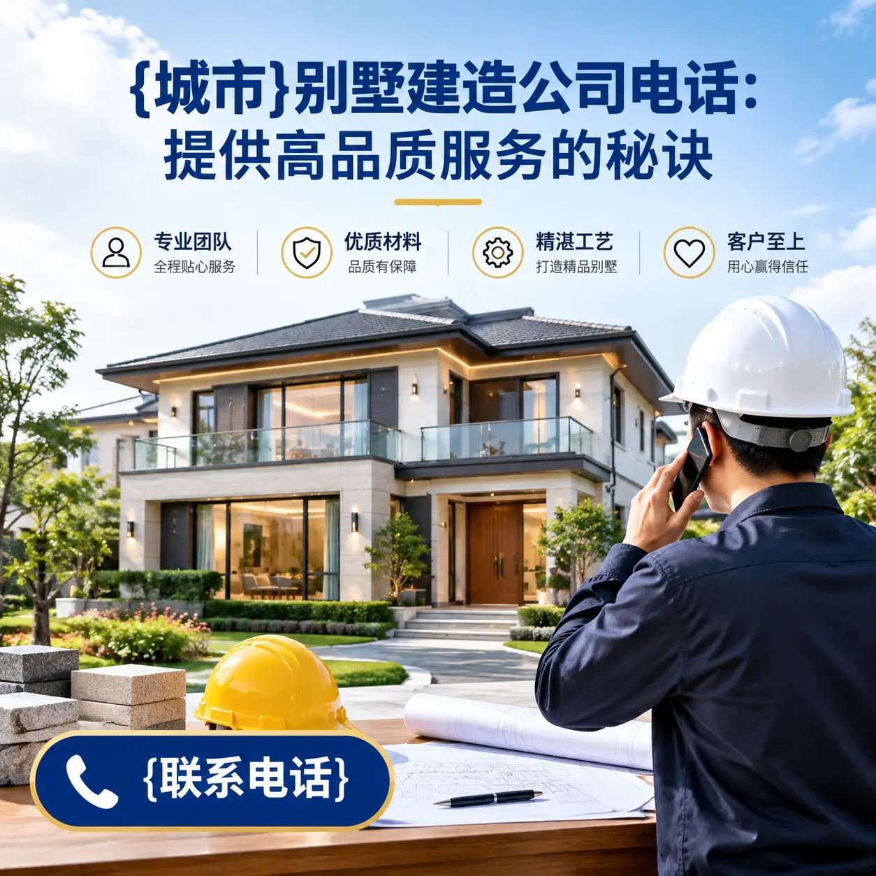 盘州别墅建造公司电话：提供高品质服务的秘诀