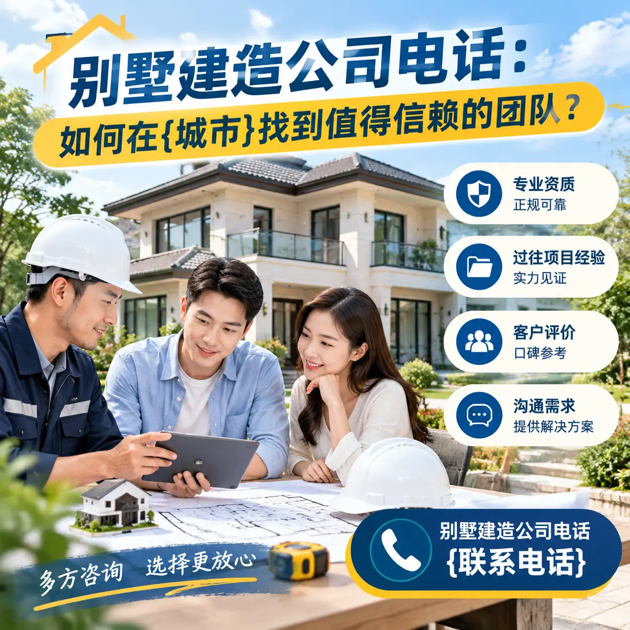 别墅建造公司电话:如何在盘州找到值得信赖的团队?