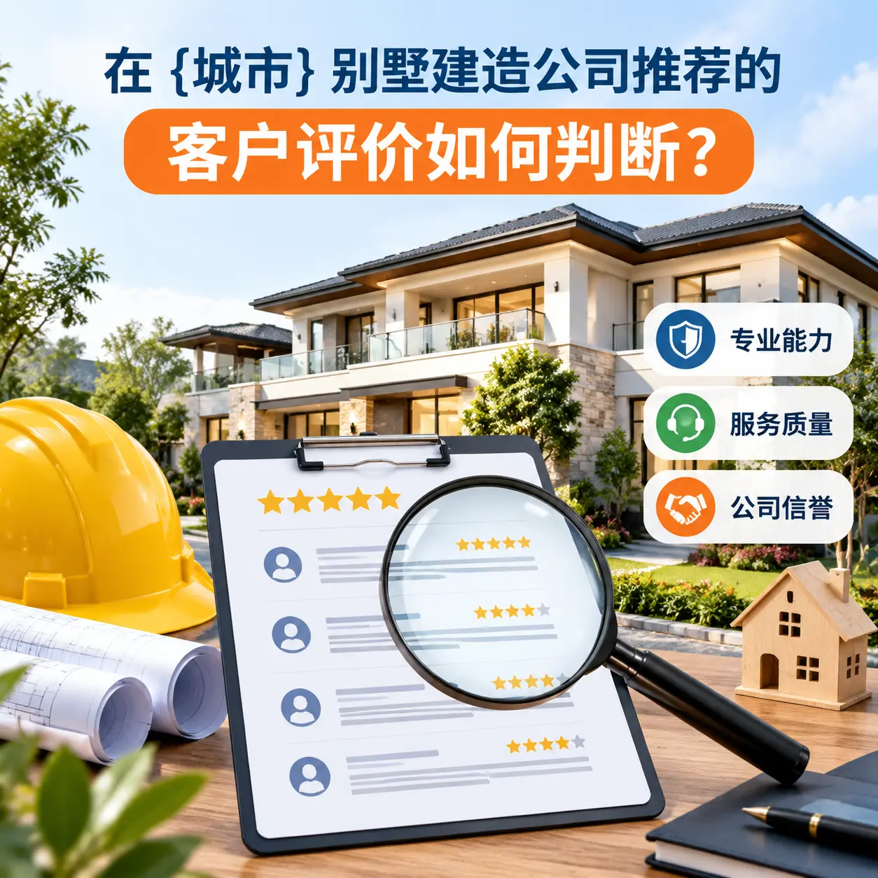 在 盘州 别墅建造公司推荐的客户评价如何判断？