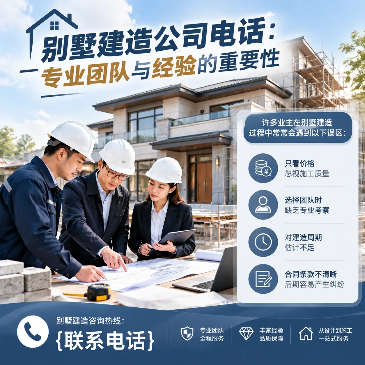 盘州别墅建造公司电话：专业团队与经验的重要性