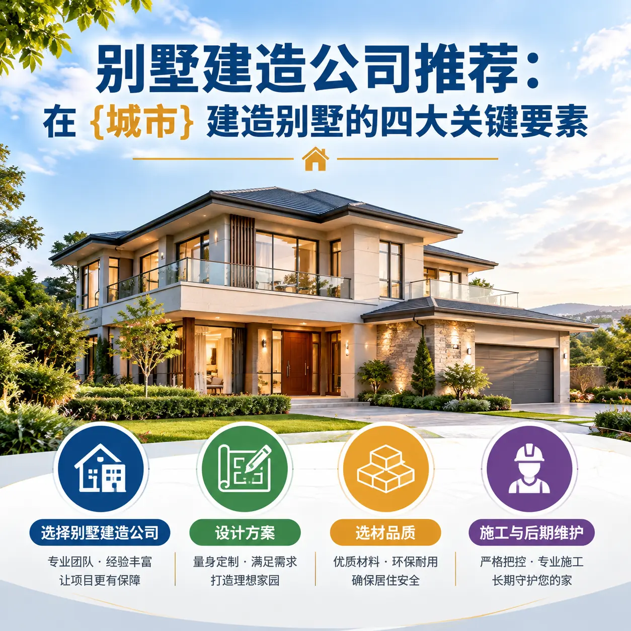 别墅建造公司推荐：在 盘州 建造别墅的四大关键要素