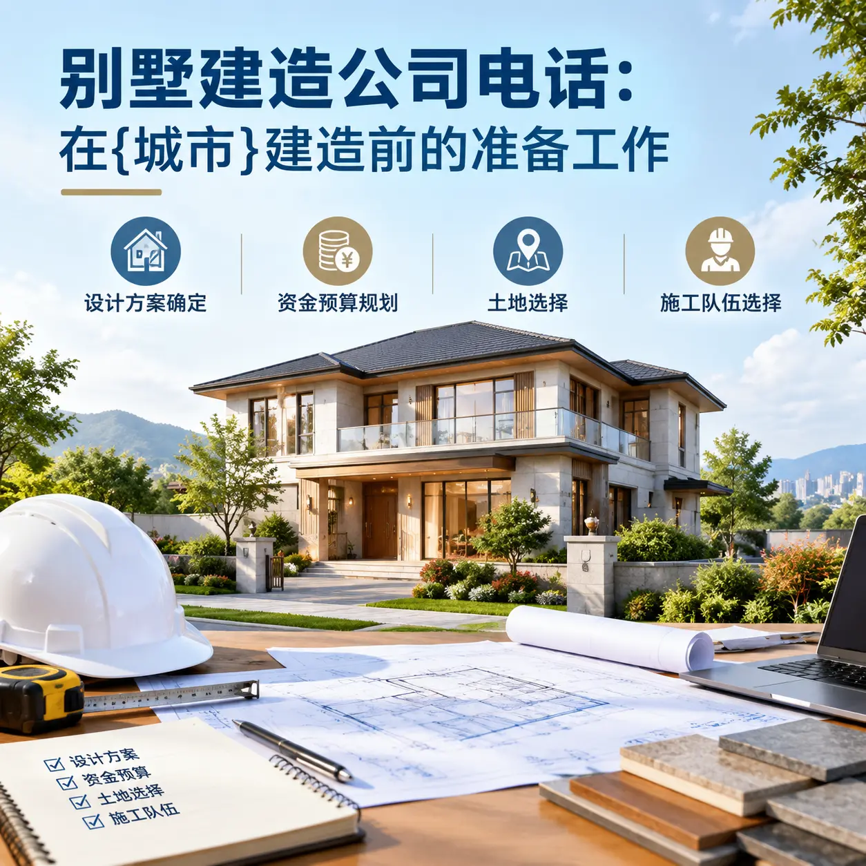 别墅建造公司电话：在盘州建造前的准备工作