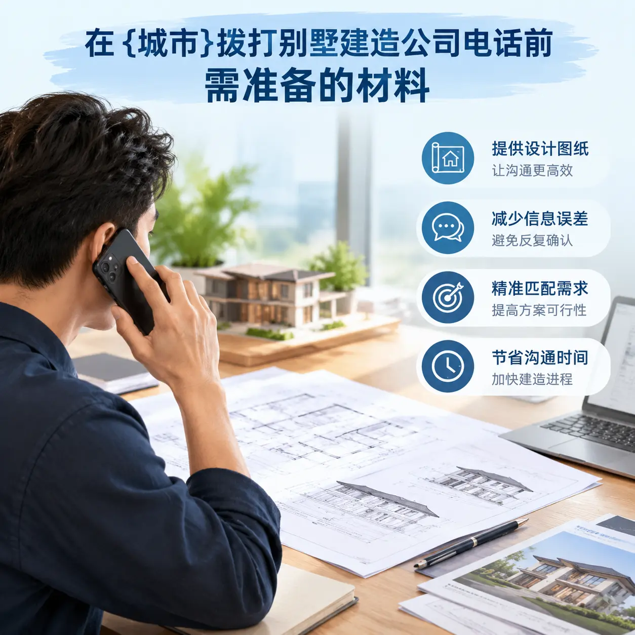 在盘州拨打别墅建造公司电话前需准备的材料