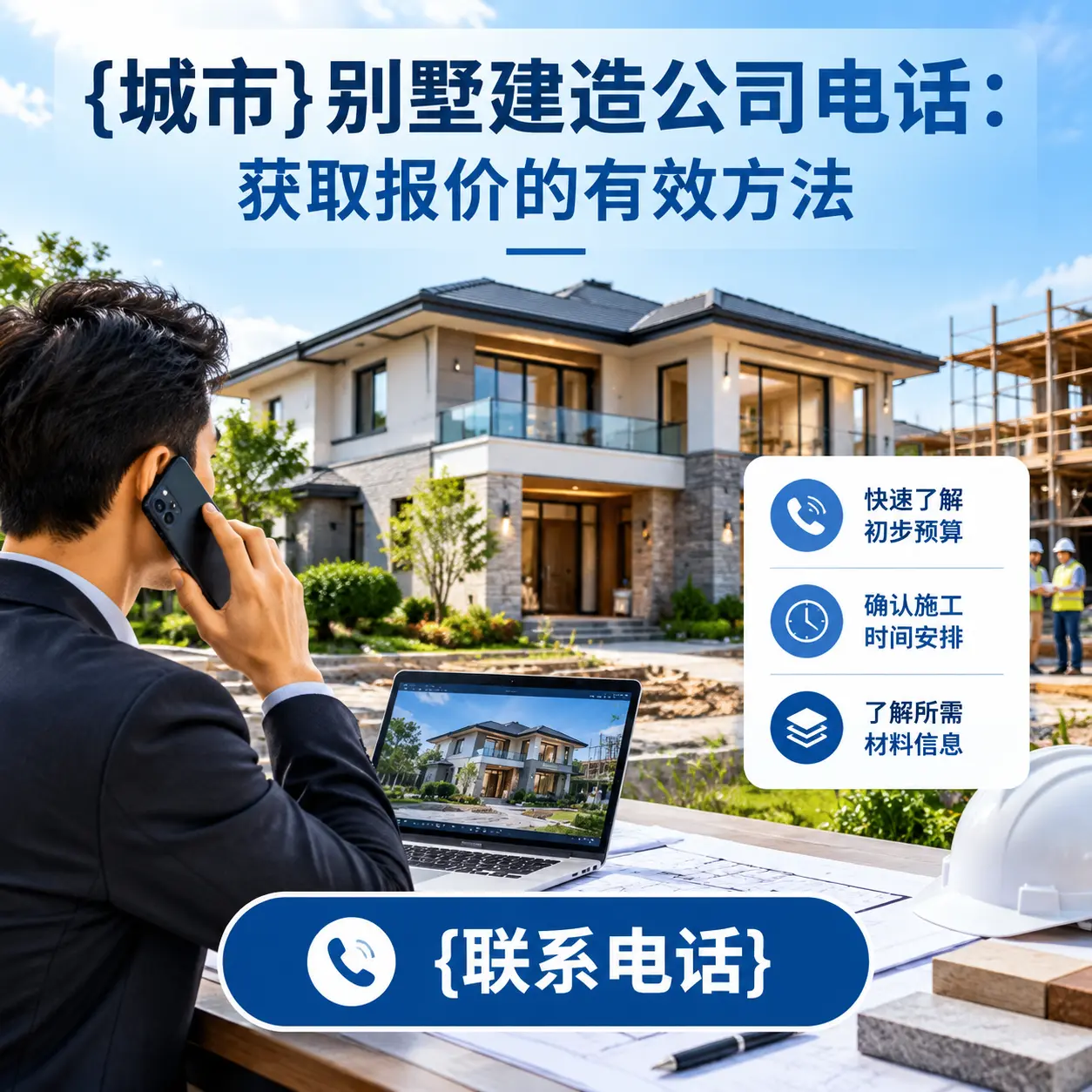 盘州别墅建造公司电话:获取报价的有效方法